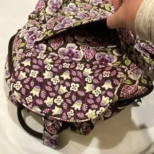 Vera Bradley | Bags | Euc Vera Bradley Plum Petals Backpack  display picture 2
